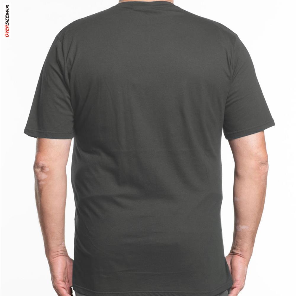 Oliwkowy T-shirt z nadrukiem Maxfort - obrazek 5