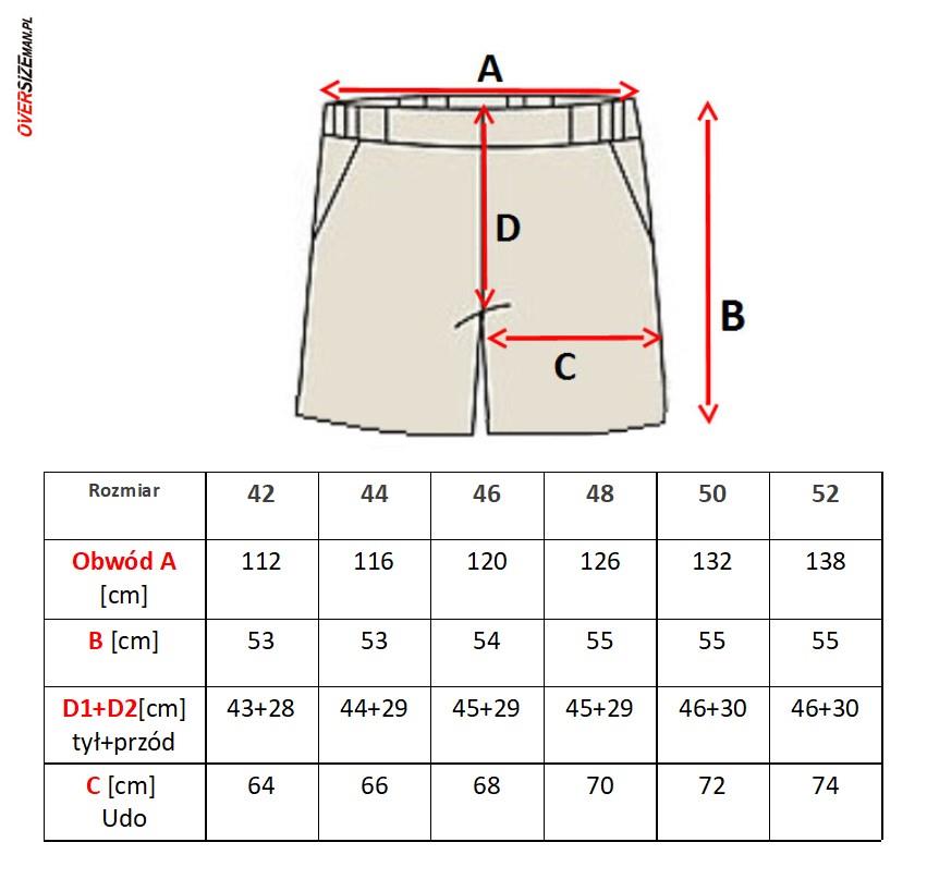 Czarne szorty bawełniane Allsize - obrazek 2