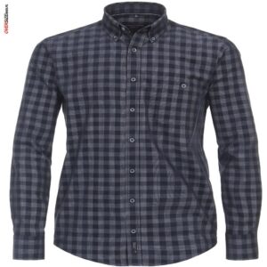 Sztruksowa koszula w kratkę Casa Moda