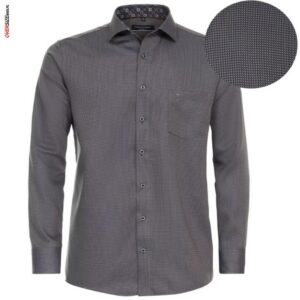 Wizytowa granatowa koszula Casa Moda